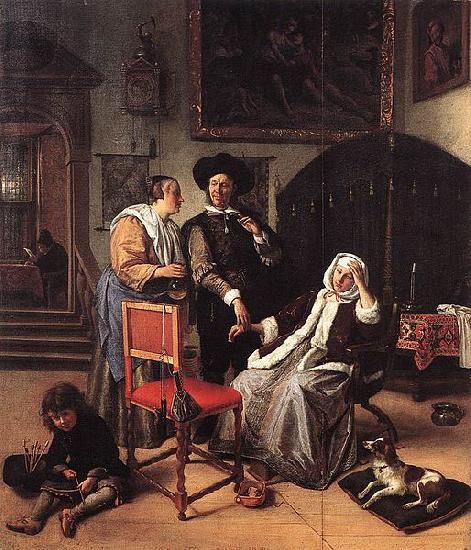 Jan Steen The Doctor's Visit oil painting image